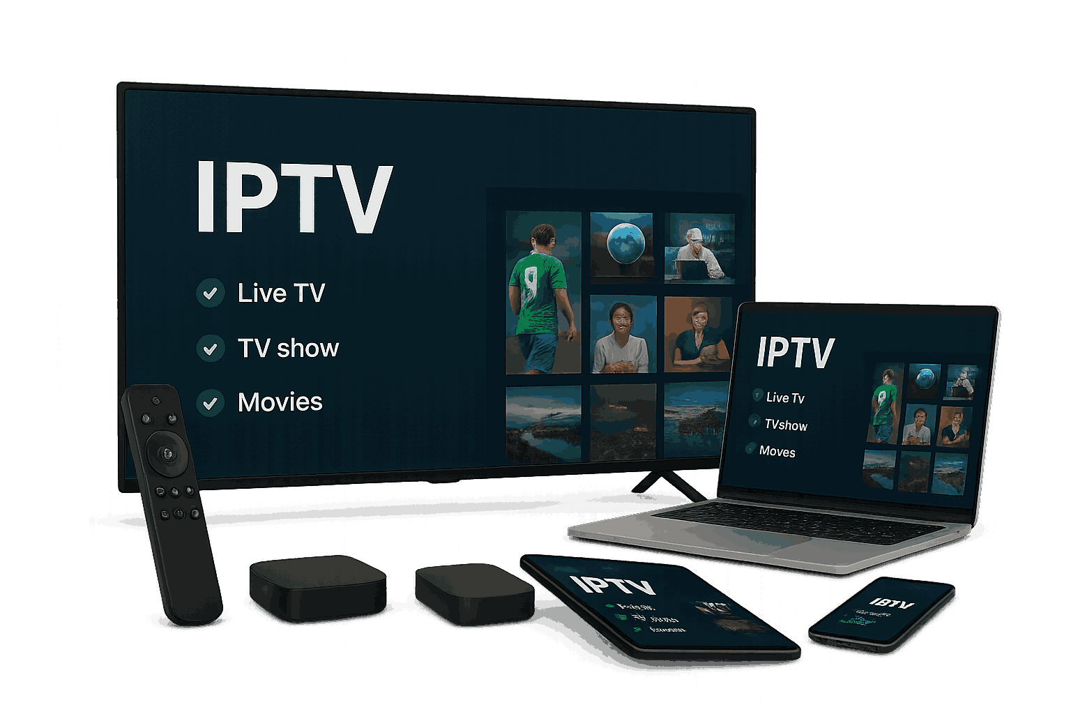 Notre abonnement IPTV pas cher est compatible avec tous vos appareils.